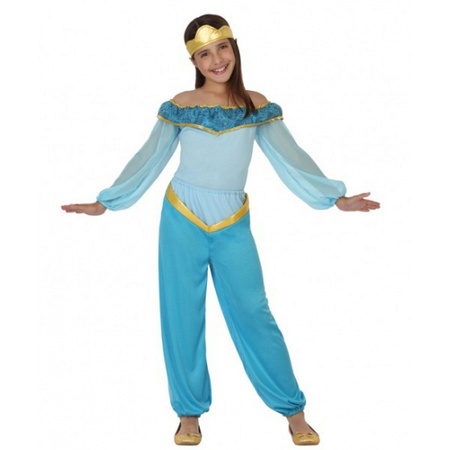 Blue arabic princess costume