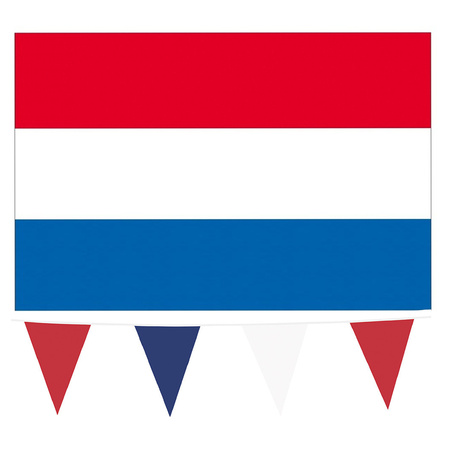 Holland flags decoration set 3-parts
