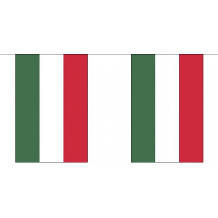 Hongarije vlaggenlijn van stof 3 m