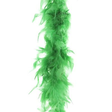 Carnaval Feathers boa - neon green - 180 cm - 45 gram - Glitter and glamour