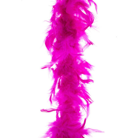 Carnaval feathers boa color fuchsia pink 2 meters