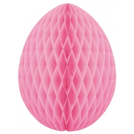 Set of 8x colored easter eggs honeycombs 20 cm