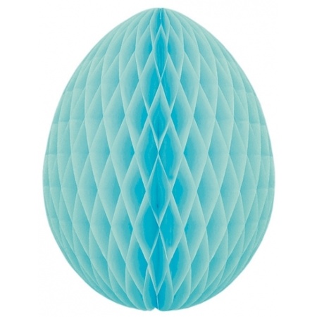 Deco easter egg mint green 10 cm