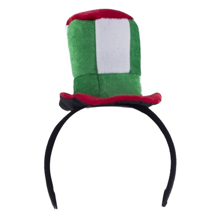 Plush diadem with Italy hat