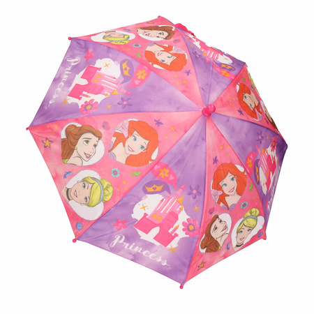 Disney Princess paraplu roze/lila voor kinderen 65 cm