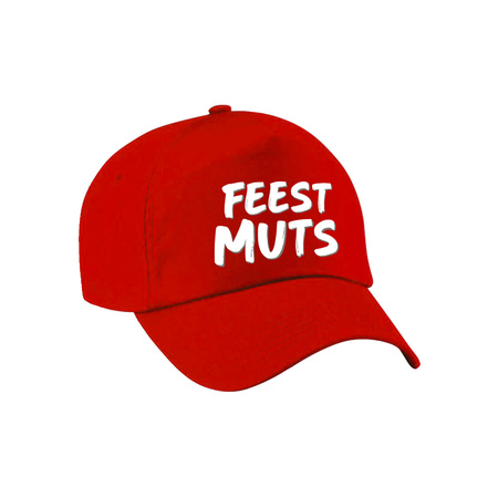 Feestmuts cap red for adults