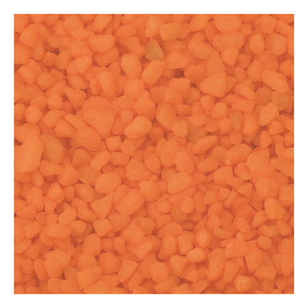 Fijn decoratie zand/kiezels oranje 480 gram