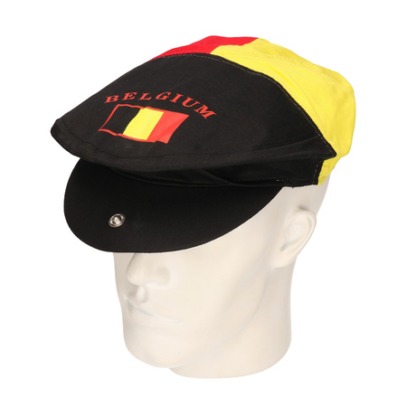 Flat cap Belgium flag