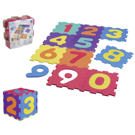 Foam puzzlemat/puzzletiles/floorpuzzle numbers 0 - 9 educational toys