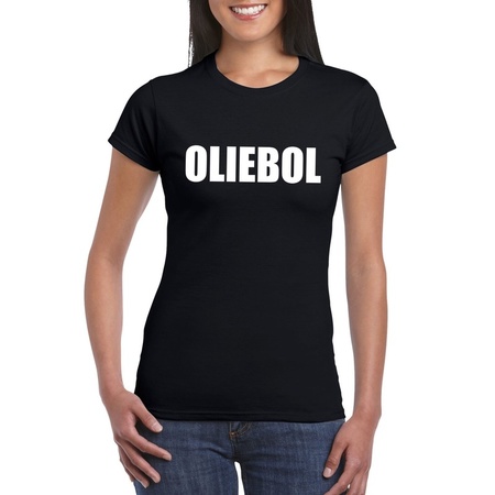 Happy New Year t-shirt oliebol black for women