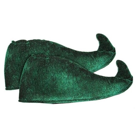 Elf shoe covers green for adults