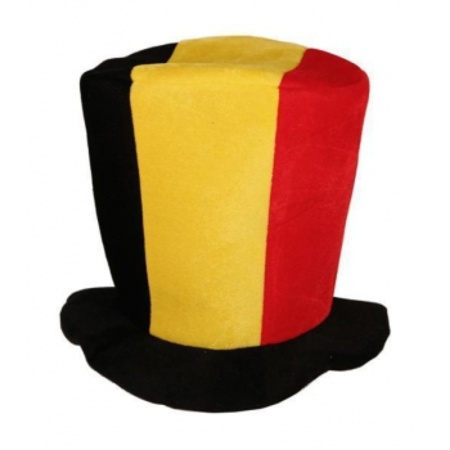 Top hat black yellow and red