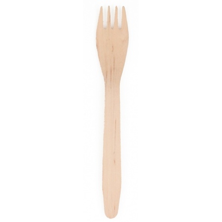 Wooden cutlery set 300 pieces
