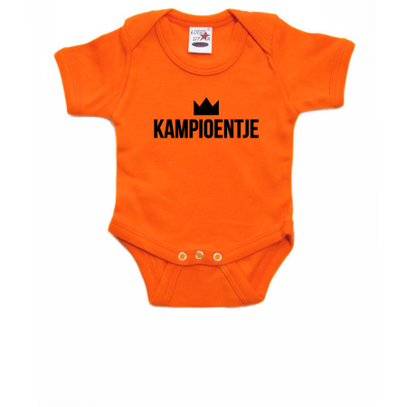 Kampioentje romper voor babys Holland / Nederland / EK / WK supporter