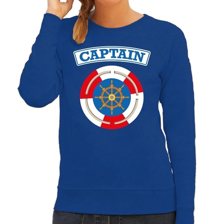 Captain carnaval sweater blue for women