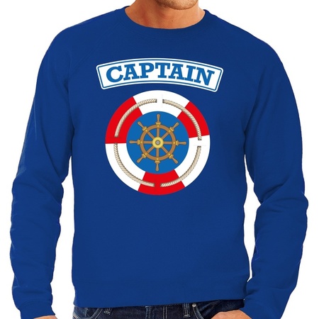 Captain carnaval sweater blue for men