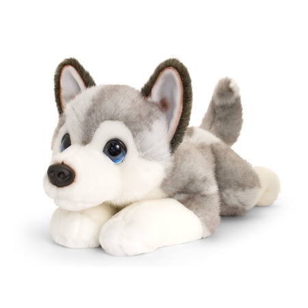 Keel Toys big plush Husky dog cuddle toy 47 cm