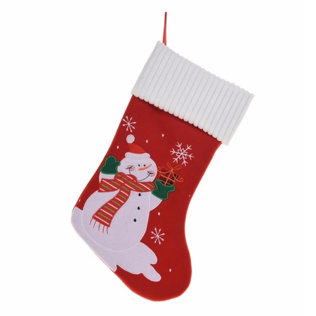 Christmas stockings snowman 46 cm