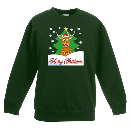 Christmas sweater Rudolph for kids