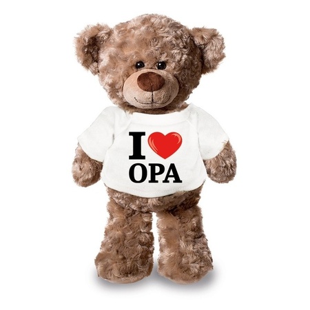 Pluche I love opa teddybear 43 cm 
