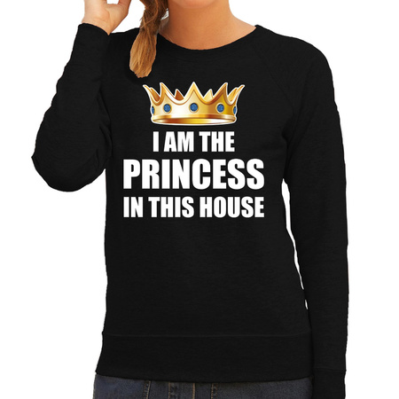Kingsday sweater im the princess in this house black for women