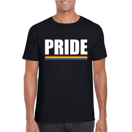 Gay Pride shirt black Pride men
