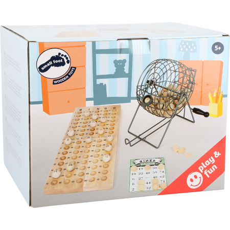 Luxurious bingo game metal/wood complete set numbers 1-75 with wheel/174x cards/2x markers