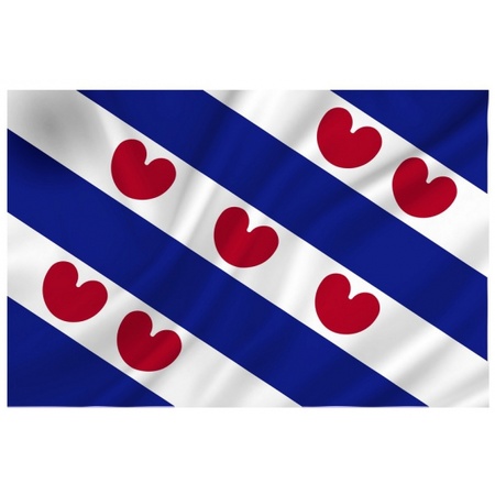 Luxurious flag Frisia/Friesland/Fryslan 100 x 150 cm