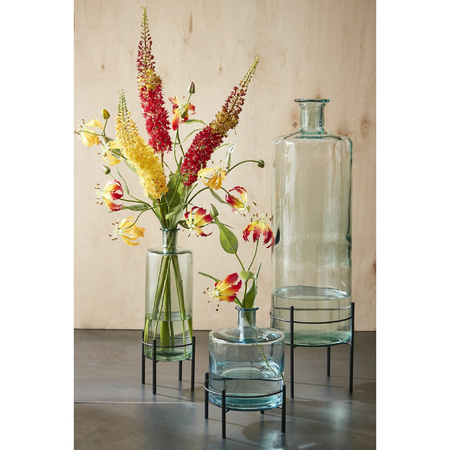 Mica Decorations Vase Guan 15x40cm transparent recycled glass