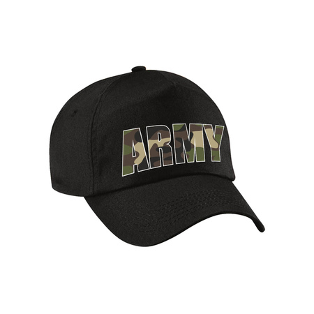 Army cap black for children