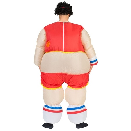 Inflatable athlete costume for adults