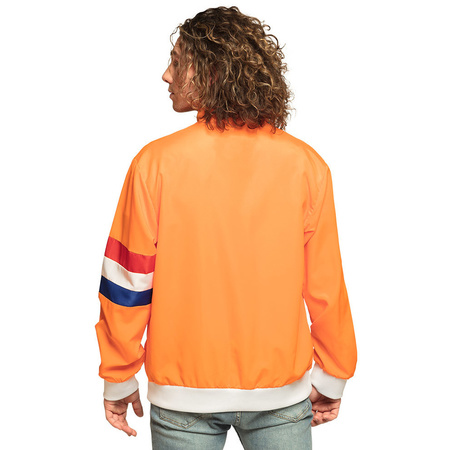 Oranje/holland fan artikelen kleding trainingsjasje maat X-large