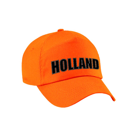 Oranje supporter pet / cap Holland fan voor het EK / WK voor kinderen