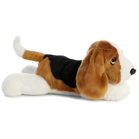 Plush Basset hound dog cuddle toy 30 cm