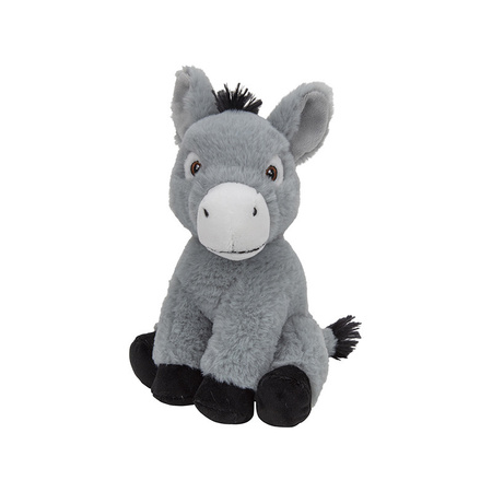 Plush soft toy farm animals Cow and Donkey 23 cm