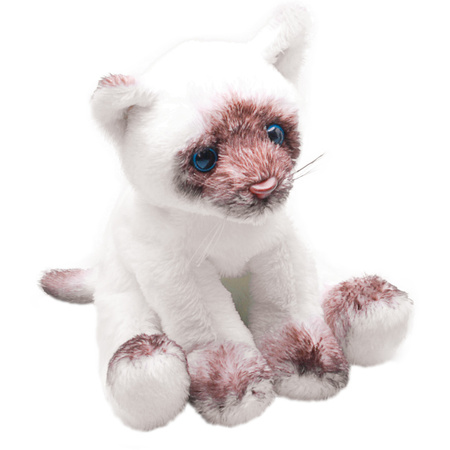 Soft toy animals Siamese Cat 13 cm