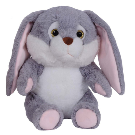 Soft toy animal Grey rabbit 24 cm