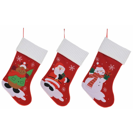 Set of 3x Christmas socks 46 cm