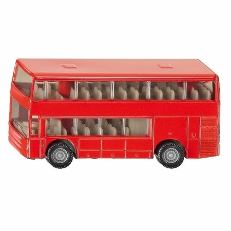 Siku Dubbeldekker bus speelgoed modelauto 10 cm 