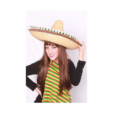Mexican carnaval Sombrero luxe hat 55 cm