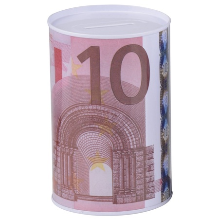 Blikken gooien 10 euro geld biljet blik 13 cm speelset 13-delig speelgoed
