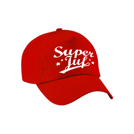 Super juf cap red for adults