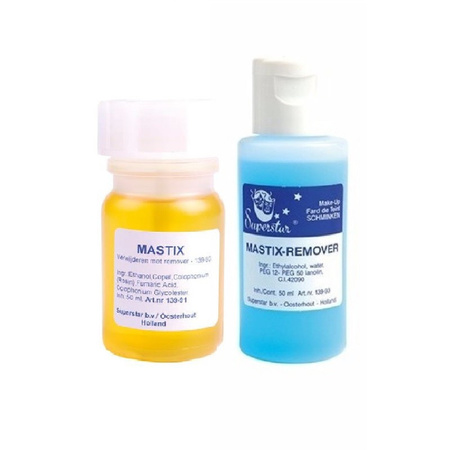 Mastix glue 50 ml and remover 50 ml