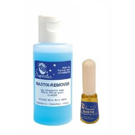 Mastix glue 9 ml and remover 50 ml
