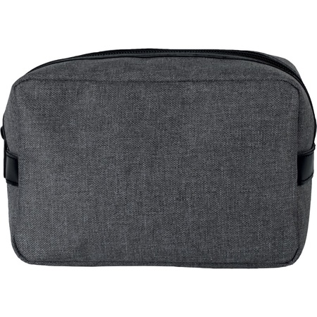Toiletry bag/make up case grey 20 cm