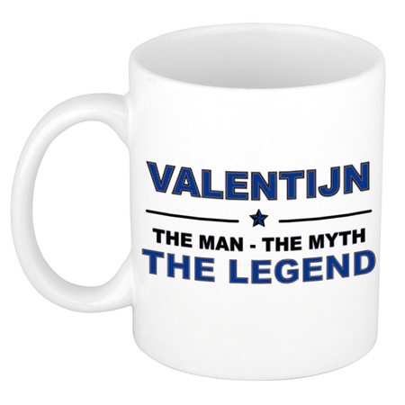 Valentijn The man, The myth the legend name mug 300 ml