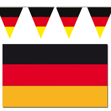 Versiering pakket vlaggen Duitsland voor binnen/buiten