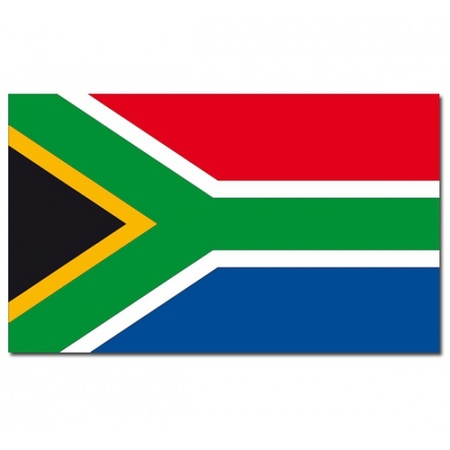Country flags deco set - South-Africa - Flag 90 x 150 cm and guirlande 5 meters