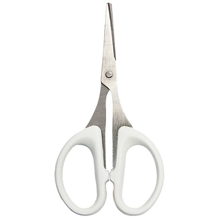 White precision scissors 10 cm