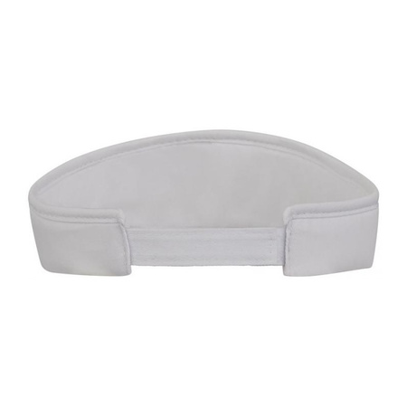 White sunvisor hat for adults